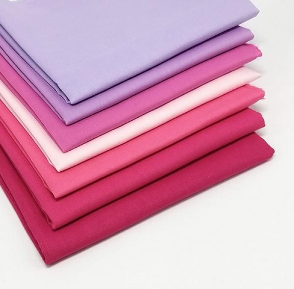 Baumwolle Uni 100% Baumwolle Ökotex 100 sattes pink